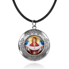 Арома-кулон металлический, Покров Божией Матери C1146063