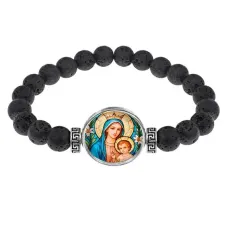Браслет из лавы, Пресвятая Богородица C1147003