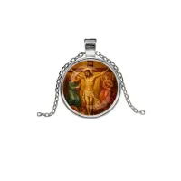 Кулон, цвет серебро, с цепочкой, Распятие C1148026