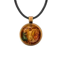 Кулон, цвет бронза, со шнурком, Распятие C1148029