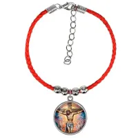 Браслет из красного шнура, Распятие C1149047