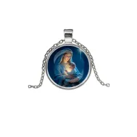 Кулон, цвет серебро, с цепочкой, Рождество C1150026