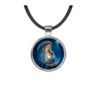 Кулон, цвет серебро, со шнурком, Рождество C1150027