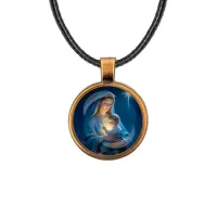 Кулон, цвет бронза, со шнурком, Рождество C1150029