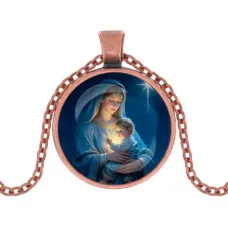 Кулон, цвет медь, с цепочкой, Рождество C1150030