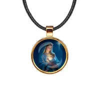 Кулон, цвет золото, со шнурком, Рождество C1150033