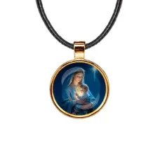 Кулон, цвет золото, со шнурком, Рождество C1150033