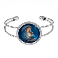 Браслет металлический, цвет серебро, Рождество C1150034