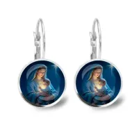 Серьги металлические, Рождество C1150038