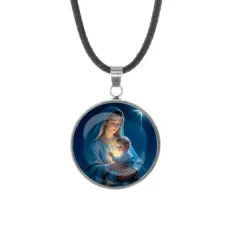 Кулон, нержавеющая сталь, со шнурком, Рождество C1150062