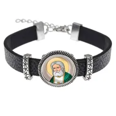 Кожаный браслет, Серафим Саровский C1151011