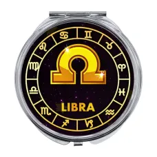 Складное зеркало Знаки Зодиака - Весы ZER-0030