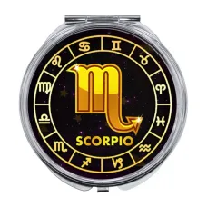 Складное зеркало Знаки Зодиака - Скорпион ZER-0031