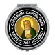 Складное зеркало Святой Преподобный Серафим Саровский ZER-0094