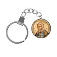 Брелок, нержавеющая сталь, с кольцом для ключей, Серафим Саровский C1152061