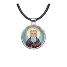 Кулон, цвет серебро, со шнурком, Сергей Радонежский C1153027