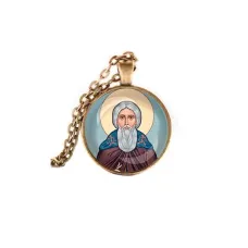 Кулон, цвет бронза, с цепочкой, Сергей Радонежский C1153028