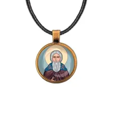 Кулон, цвет бронза, со шнурком, Сергей Радонежский C1153029