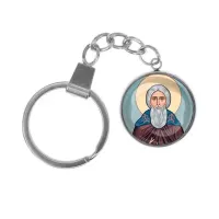 Брелок, нержавеющая сталь, с кольцом для ключей, Сергей Радонежский C1153061