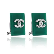 Серьги Роскошь, цвет зеленый UD273-g