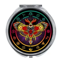 Складное зеркало Мотылек Мертвая голова ZER-0183