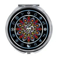 Складное зеркало Мандала Ом ZER-0188