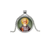 Кулон, цвет серебро, с цепочкой, Сергей Радонежский C1154026