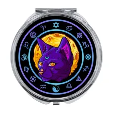 Складное зеркало Лунный кот ZER-0191