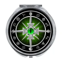 Складное зеркало Крест с глазом и клинками ZER-0194