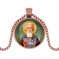 Кулон, цвет медь, с цепочкой, Сергей Радонежский C1154030