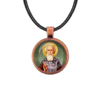 Кулон, цвет медь, со шнурком, Сергей Радонежский C1154031