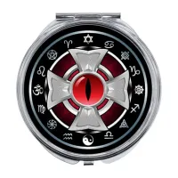 Складное зеркало Крест с глазом ZER-0202