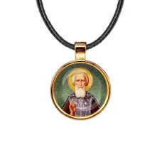 Кулон, цвет золото, со шнурком, Сергей Радонежский C1154033
