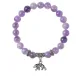 Браслет Медведь (защита, сила, победа), Аметист BSP-12-19