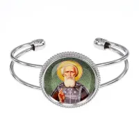 Браслет металлический, цвет серебро, Сергей Радонежский C1154034