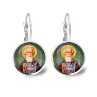 Серьги металлические, Сергей Радонежский C1154038