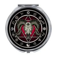 Складное зеркало Череп козла ZER-0210