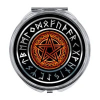 Складное зеркало Кельтская пентаграмма ZER-0270
