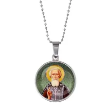 Кулон, цвет серебро, с цепочкой, Сергей Радонежский C1154053