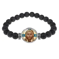 Браслет из лавы, Спас Нерукотворный C1155003