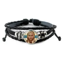Кожаный браслет, Спас Нерукотворный C1155012