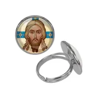 Кольцо металлическое, цвет серебро, Спас Нерукотворный C1155015