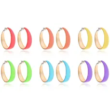 Серьги Летние, цвета в ассортименте, 50х10х10мм UD302