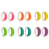 Серьги Летние, цвета в ассортименте, 35х10х10мм UD303