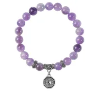 Браслет Багуа (защита от негативной энергии), Аметист BSP-12-34