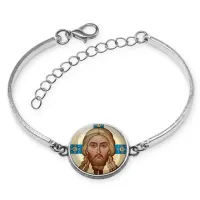 Браслет металлический, цвет серебро, Спас Нерукотворный C1155046