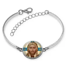 Браслет металлический, цвет серебро, Спас Нерукотворный C1155046