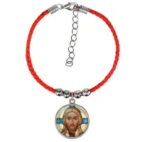 Браслет из красного шнура, Спас Нерукотворный C1155047