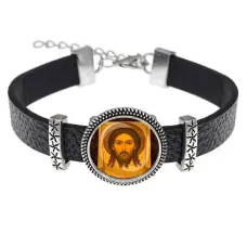 Кожаный браслет, Спас Нерукотворный C1156011