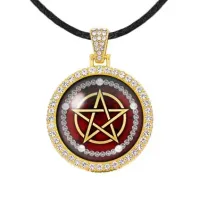 Амулет Пентаграмма, цвет золото ALD102